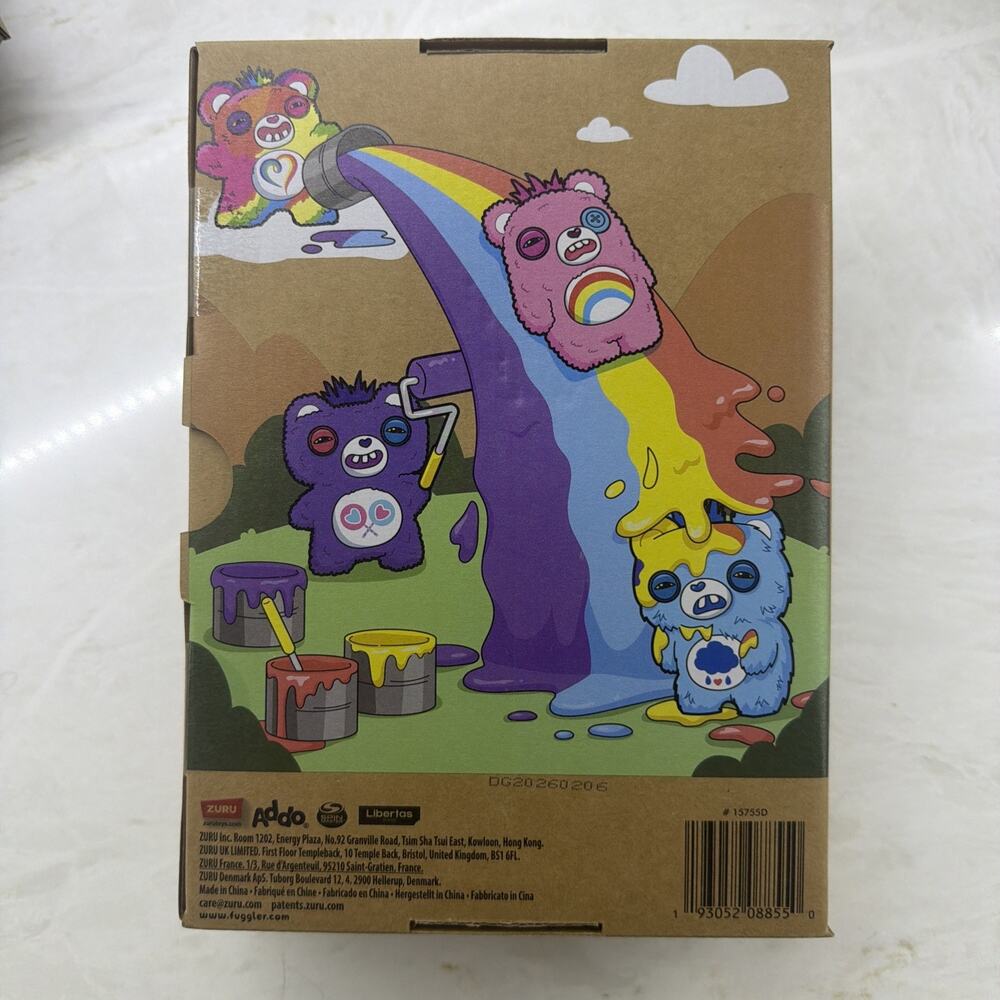 Fuggler X Care Bears Set Of 3 (Cheer Share & Grumpy) 9ich Ugly Plush Dolls - Picture 8 of 8